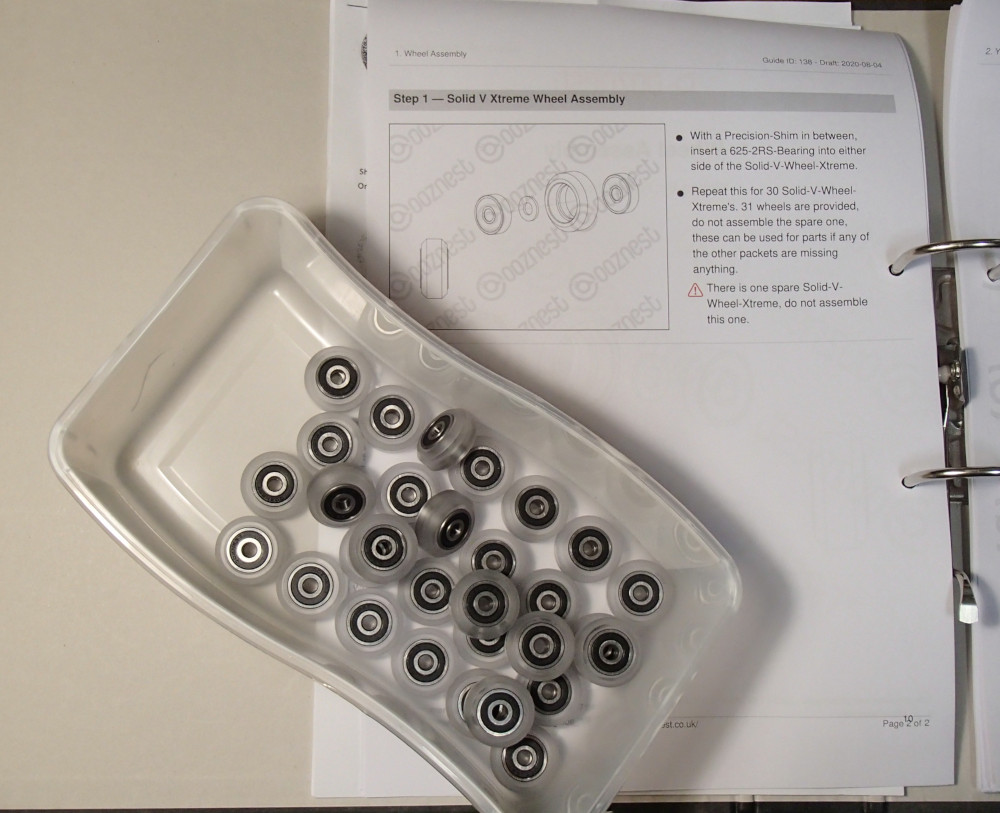 Mechanical assembly: 1. Wheels (2)