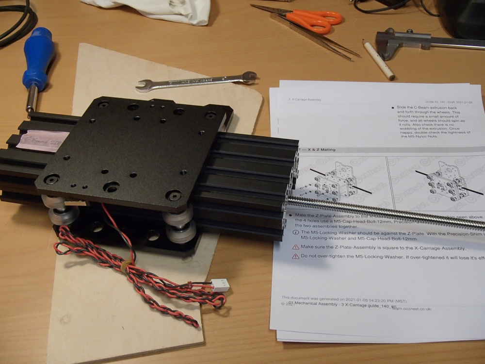 Mechanical assembly: 3. X-Carriage (3)