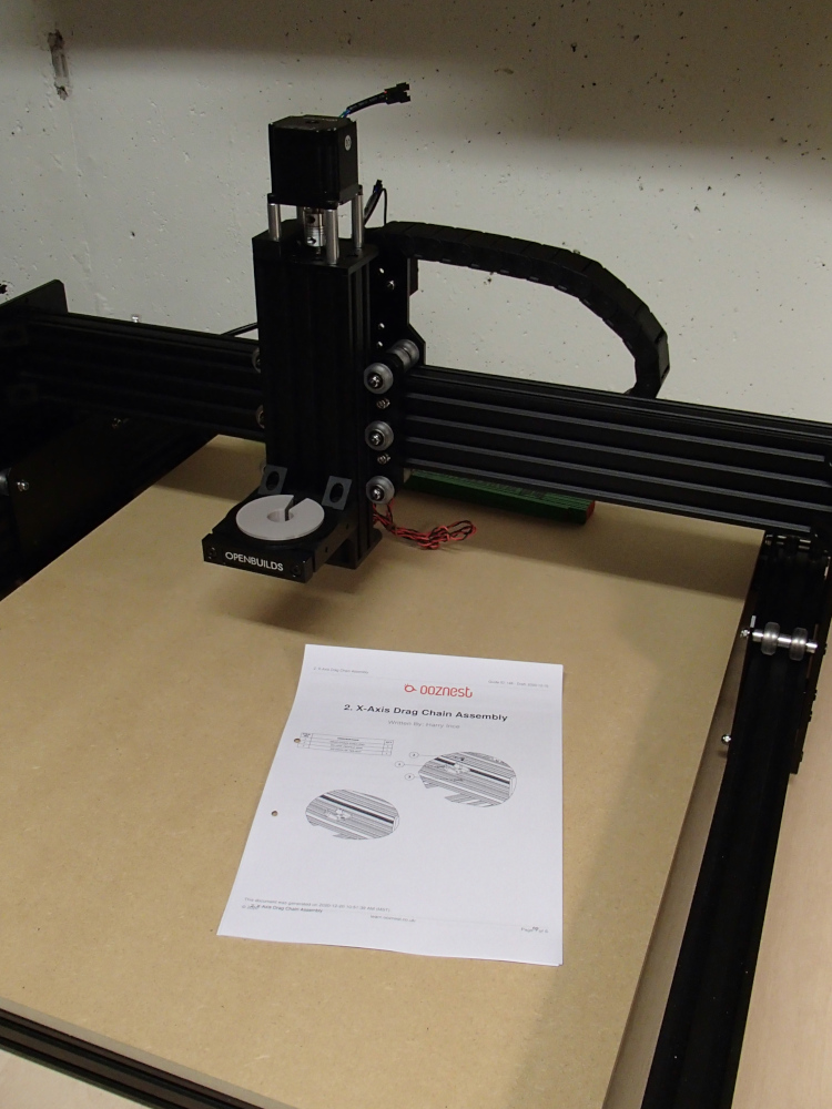 Electronics assembly: 2. X-Axis Drag Chain (2)